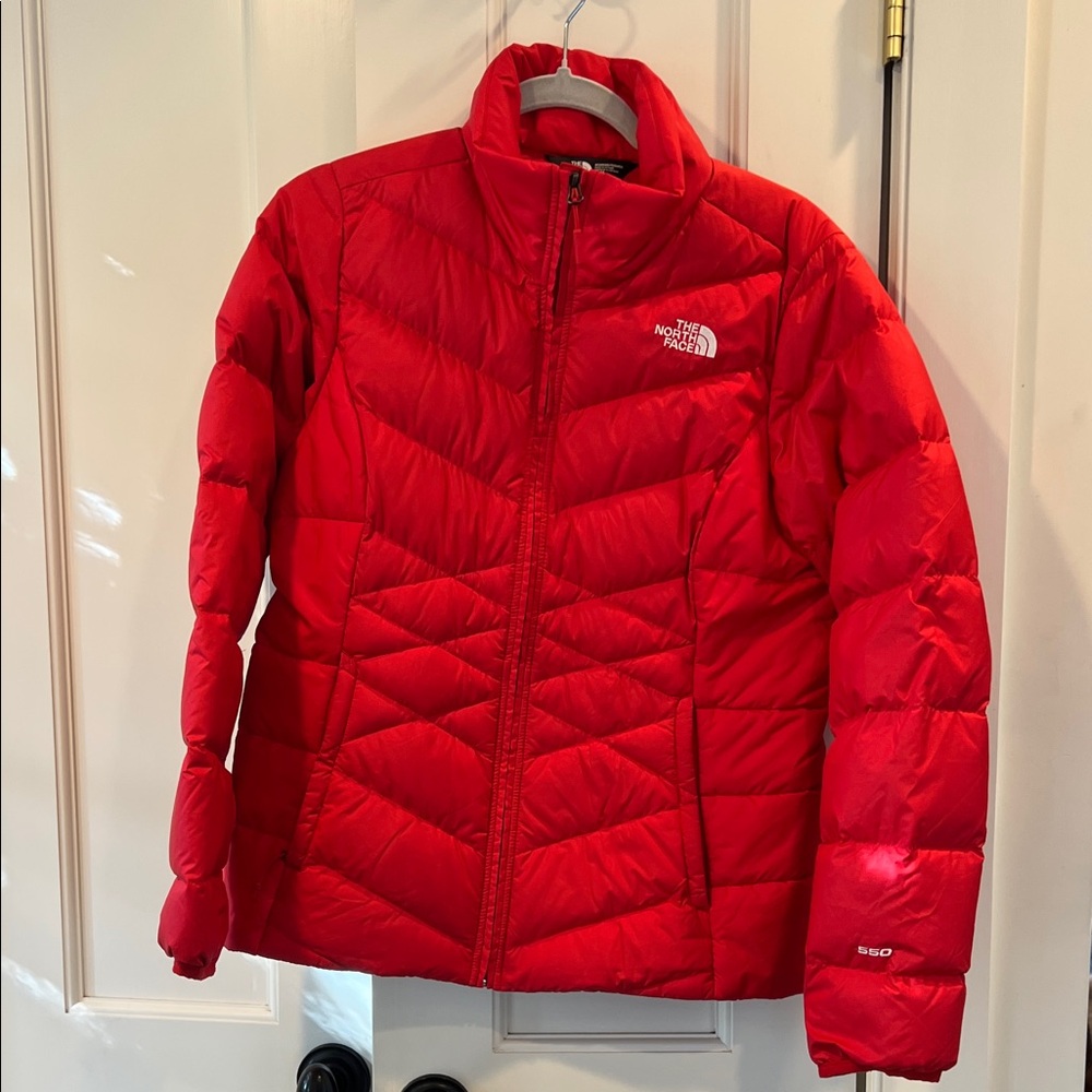 The North Face Fiery Red Quilted Jacket